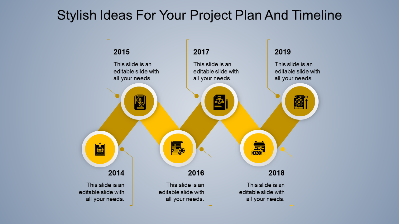 Amazing Project Plan Timeline Template Presentation